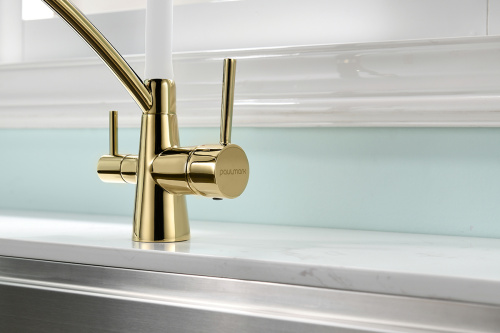 Смеситель для кухни Paulmark SIEGEN Si213111-GW на мойку золото - фото 3